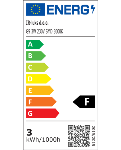 LED žarulja SL-PC-G9HD-3W 230V Dimmable 14pcs 2835 2800-3000K