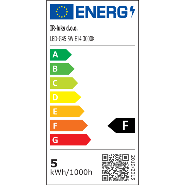LED-G45-E14-AC220-240V-5W-3000K-430lm-45*78