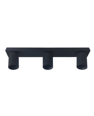 Zidna svjetiljka SOFFITTO TRIPLA Sand Black GU10 3x50W IP20
