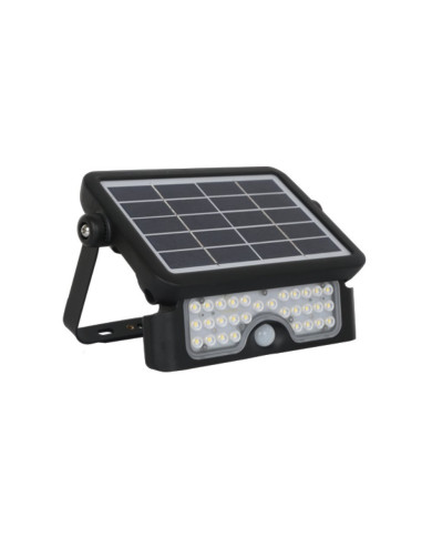 LD-SFL-5W-Leadpad solar LED floodlight SMD2835, IP65, 500lm, senzor