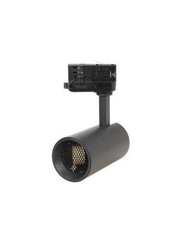 Track light-TLGU4-GU10- lamp: D65X120mm-Pole: 70mm, black
