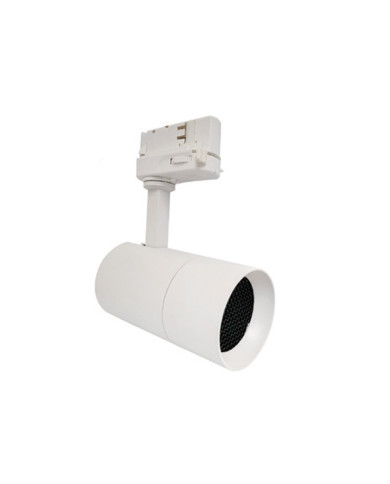 Track light-TLGU4-GU10- lamp: D65X120mm-Pole: 70mm, white