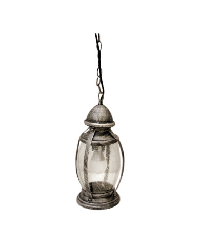 Vanjska visilica lanterna 0140-H SILVER BLACK