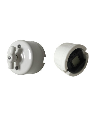 9006 Porcelain white with switch