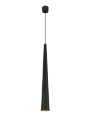 LED visilica FY-PEA386-7-BK 5W 3000K BLACK, D76xH600