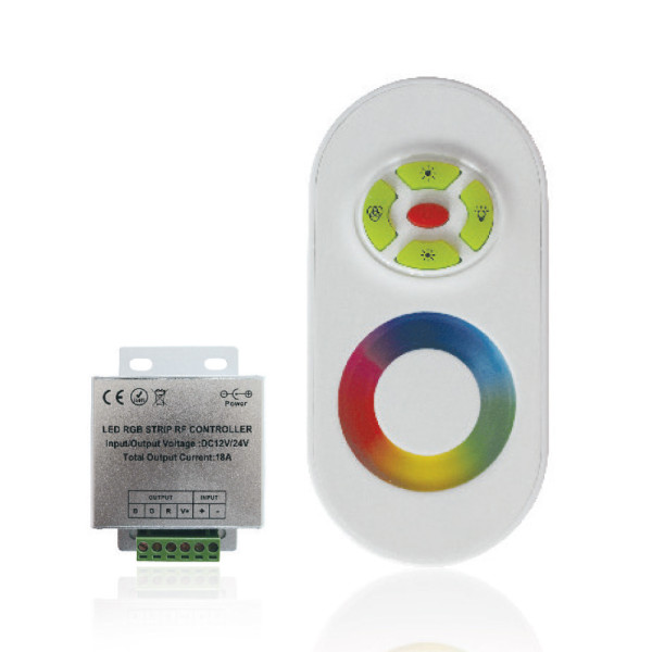 FUT-005 RGB RF Wireless Touching LED RGB Remote Controller DC12v