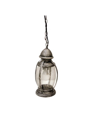 Vanjska visilica lanterna 0140-H SILVER BLACK
