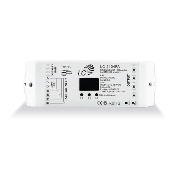 Led upravljanje - DMX decoder LC-2104FA