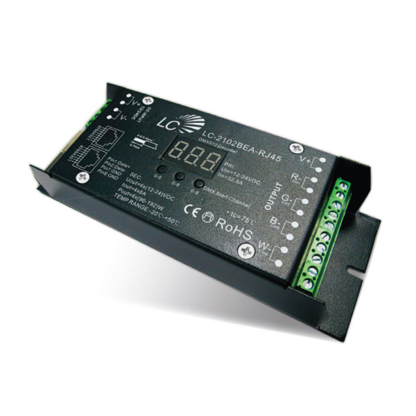 Led upravljanje - DMX decoder LC-2102BEA-RJ45