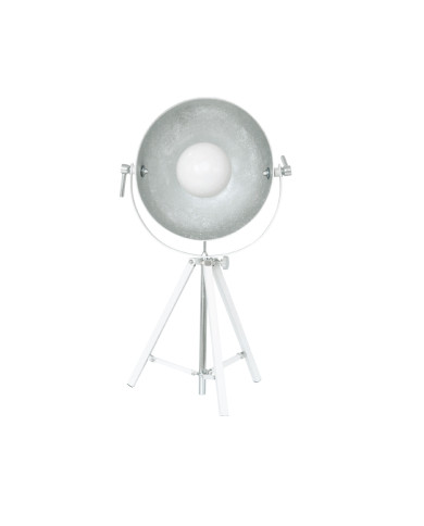 Stolna svjetiljka E27 CI-S6004-21 WHITE/CHROME/SILVER 40*30*73cm