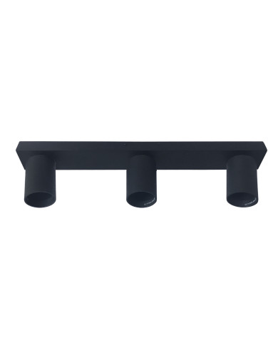 Zidna svjetiljka SOFFITTO TRIPLA Sand Black GU10 3x50W IP20