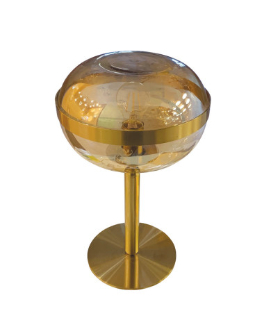 Stolna MO:1022-T brass+amber D265*H470mm