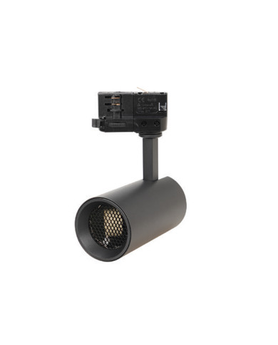 Track light-TLGU4-GU10- lamp: D65X120mm-Pole: 70mm, black