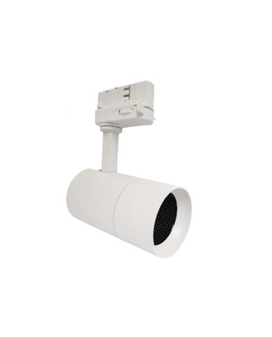 Track light-TLGU4-GU10- lamp: D65X120mm-Pole: 70mm, white