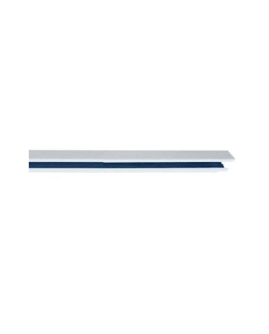 2m of TC 3-phase 4 wire track rail, whithout head and end cap, white