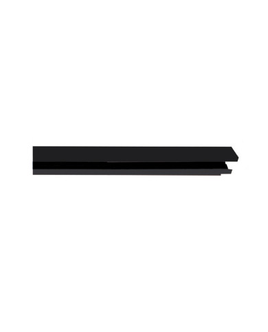 2m of TC 3-phase 4 wire track rail, without head and end cap, black
