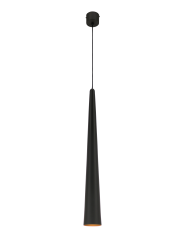 LED visilica FY-PEA386-7-BK 5W 3000K BLACK, D76xH600