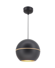 Visilica FY-PEA373-BKCP 1xE27 BLACK, D300xH270