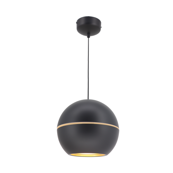 Visilica FY-PEA373-BKCP 1xE27 BLACK, D300xH270