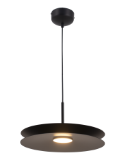 LED visilica FY-PEA397-50-BK 12W 3000K BLACK, D500xH550