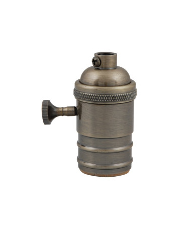 T0102 Brass plated bronze colour, with switch, 007 black