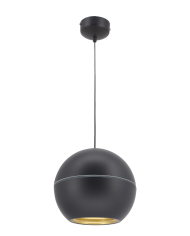 Visilica FY-PEA373-BKCP 1xE27 BLACK, D300xH270