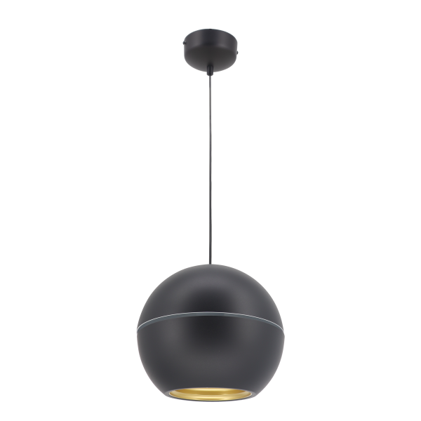 Visilica FY-PEA373-BKCP 1xE27 BLACK, D300xH270